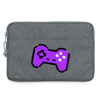 Weird Retro Controller Gamer - Laptop bag 13" - heather grey - Front