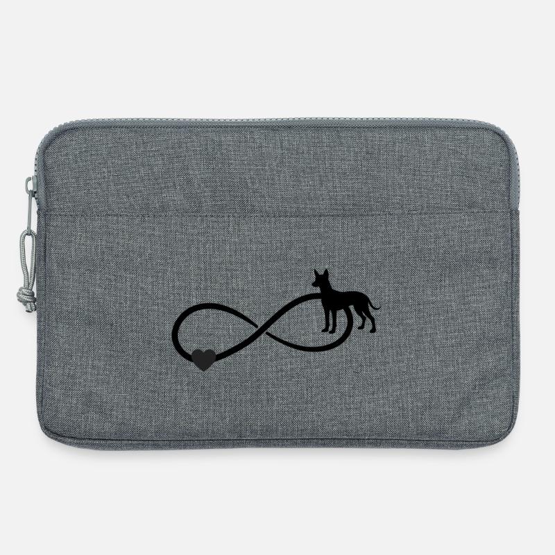 Xoloitzcuintle Infinity - Laptop bag 13" - heather grey