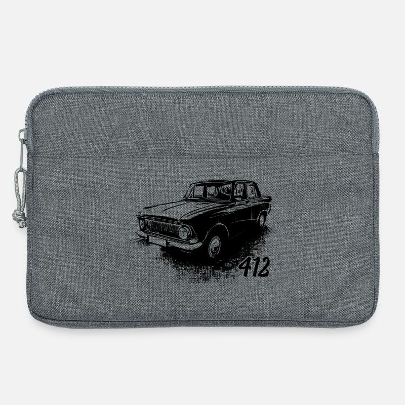 Moskvitch 412 - Laptoptasche 13" - Grau meliert