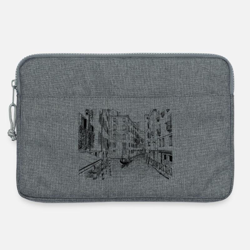 Venedig - Laptoptasche 13" - Grau meliert