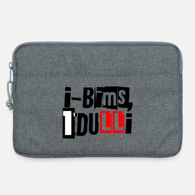i-Bims, 1 Dulli - Laptoptasche 13" - Grau meliert