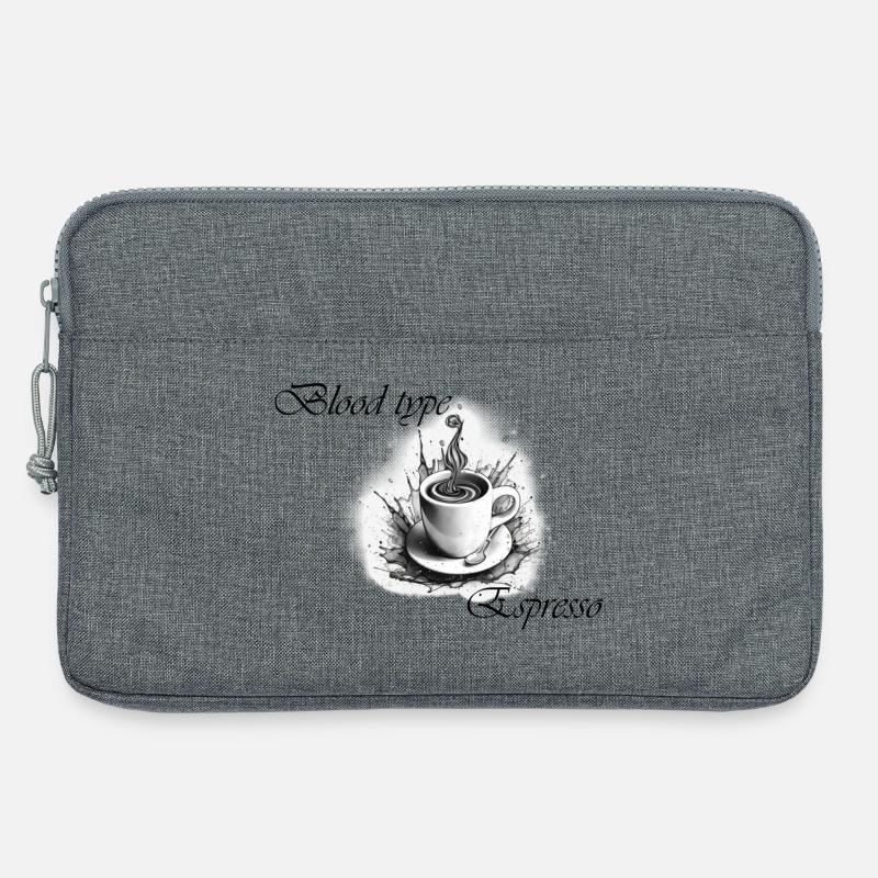 blood type espresso 2 - Laptoptasche 13" - Grau meliert