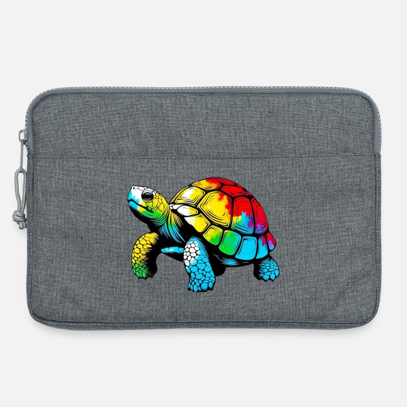Schildkröte - Laptoptasche 13" - Grau meliert