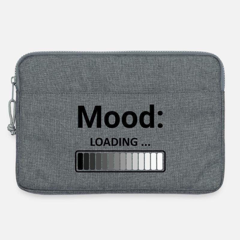 Mood Loading Stilvolles Design Ladestange - Laptoptasche 13" - Grau meliert