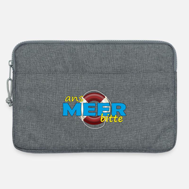 ANS MEER BITTE - Laptoptasche 13" - Grau meliert