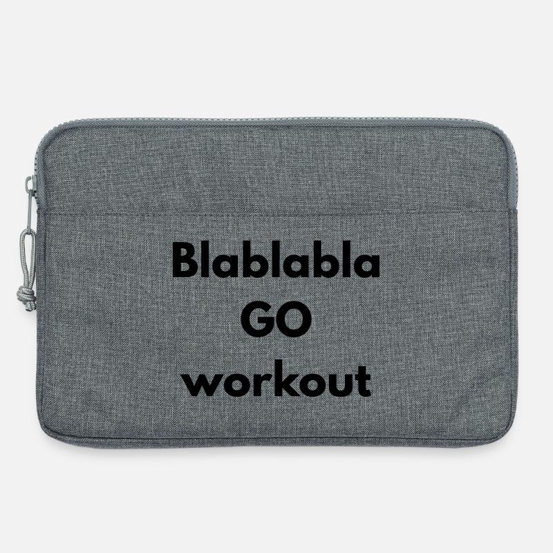 BLABLABLA Go Workout - Laptoptasche 13" - Grau meliert