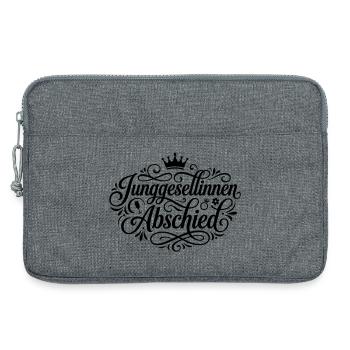 Junggesellinnenabschied Jga Mädels - Laptoptasche 13" - Grau meliert - Vorne