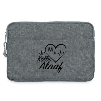 Kölle Alaaf - Laptoptasche 13" - Grau meliert - Vorne