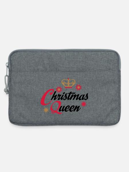 Weihnachten - Laptoptasche 13" - Grau meliert