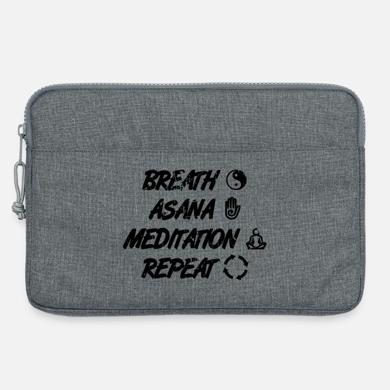 Yoga Motivation - Laptoptasche 13" - Grau meliert
