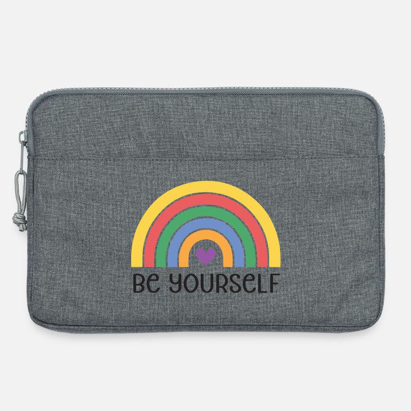 LGBTQ Pride Month - Sei du selbst - Laptoptasche 13" - Grau meliert