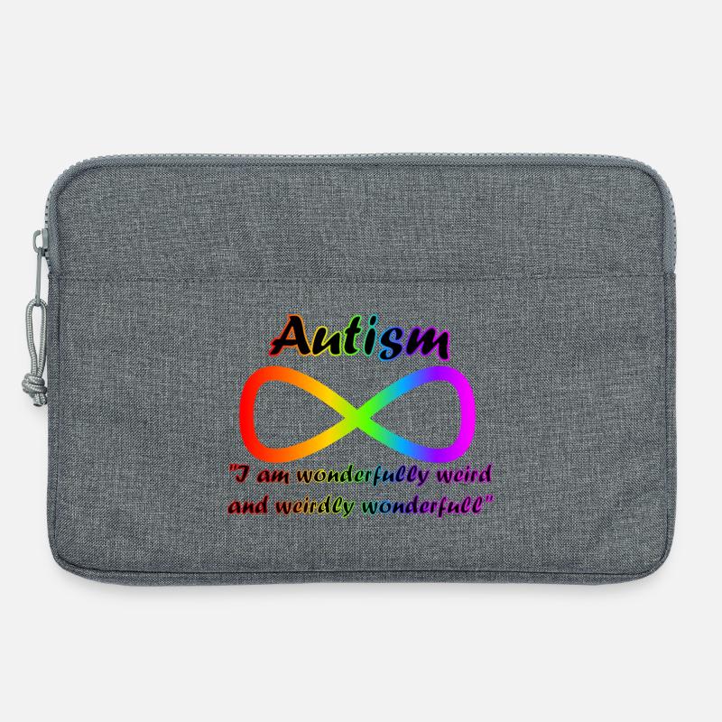 Wunderbar seltsam und seltsam wunderbar - Laptoptasche 13" - Grau meliert