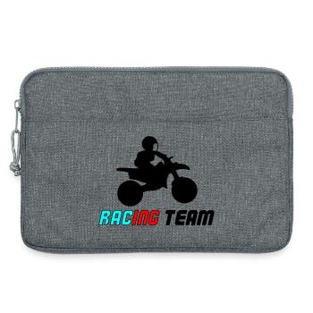 Racing Neon Typo Sprint - Laptoptasche 13" - Grau meliert - Vorne