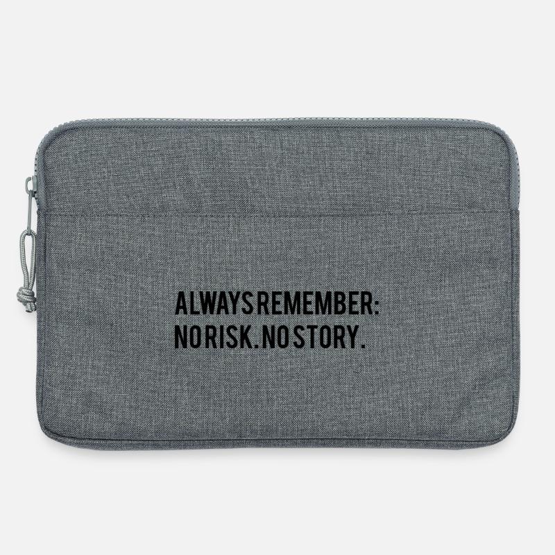 Motivierender Spruch  - Laptoptasche 13" - Grau meliert