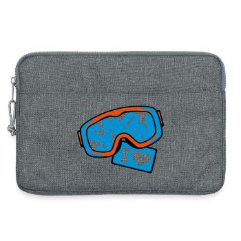 schnee - Laptoptasche 13" - Grau meliert - Vorne