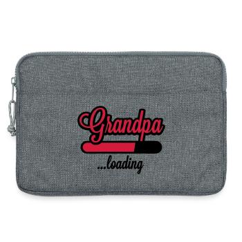 Grandpa loading - Laptoptasche 13" - Grau meliert - Vorne