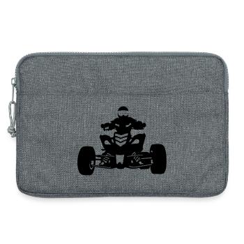 Quad - Laptoptasche 13" - Grau meliert - Vorne
