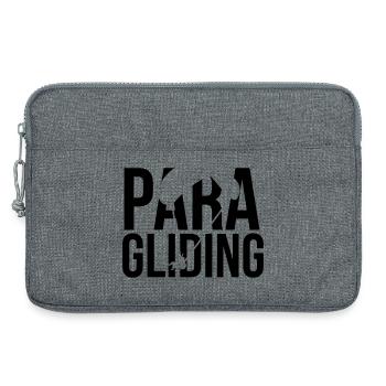 paragliding - Laptop bag 13" - heather grey - Front