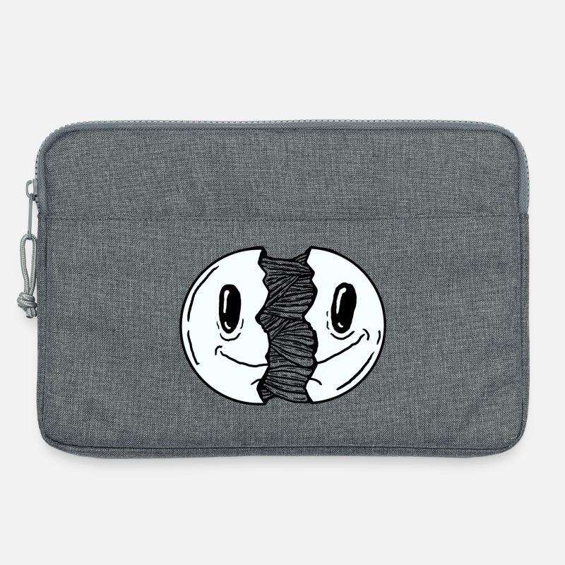 Smile Open - Laptop bag 13" - heather grey