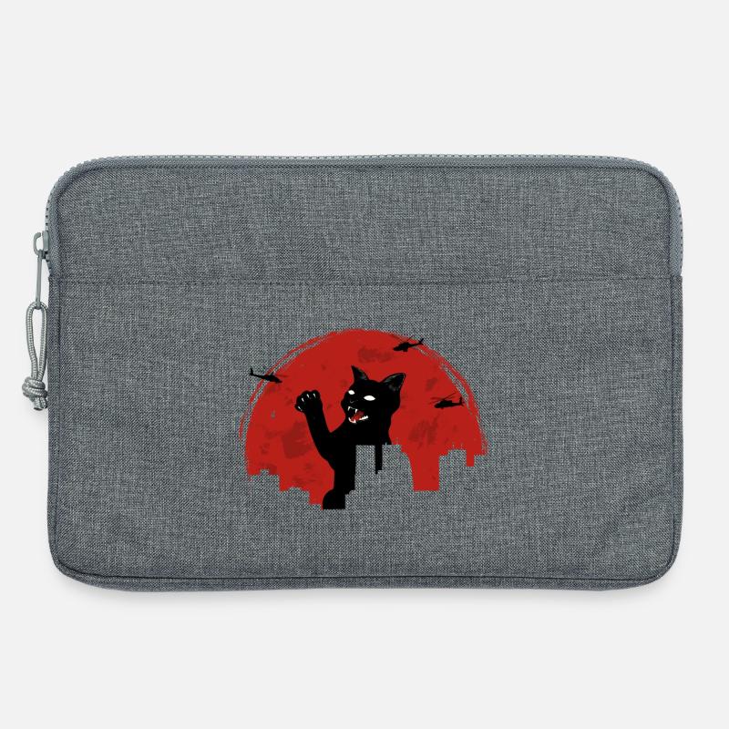 Monsterkatze - Laptoptasche 13" - Grau meliert