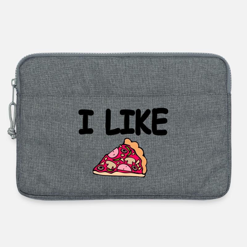 Pizza - Laptoptasche 13" - Grau meliert