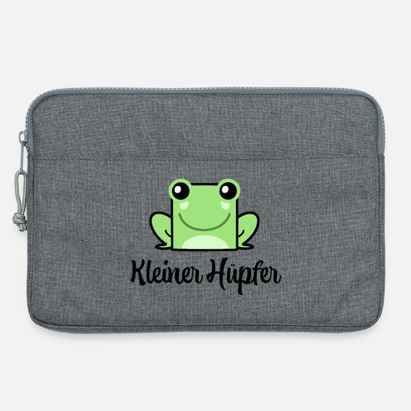 Kleiner Hüpfer - Laptoptasche 13" - Grau meliert