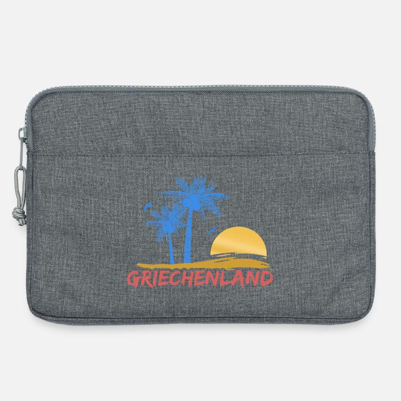 Griechenland - Laptoptasche 13" - Grau meliert