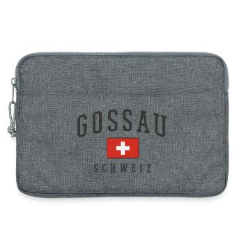 Gossau Schweiz Vintage Logo - Laptoptasche 13" - Grau meliert - Vorne