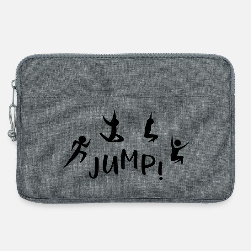 Weitsprung - Laptoptasche 13" - Grau meliert