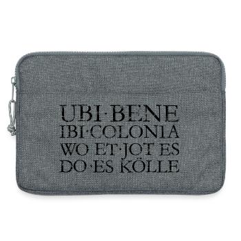 UBI BENE IBI COLONIA - Kölsch Köln Design - Laptoptasche 13" - Grau meliert - Vorne