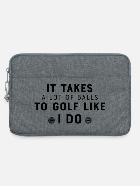 Golf Lifestyle - Laptoptasche 13" - Grau meliert