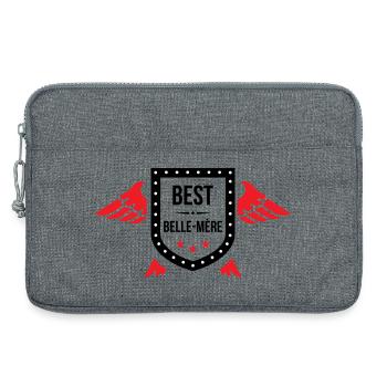 Meilleure Belle-Mère du Monde - Sacoche pour ordinateur portable 13 pouces - gris chiné - Devant