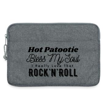 Hot Patootie Rock'n'Roll Song – Anpassbare Farbe - Laptoptasche 13" - Grau meliert - Vorne