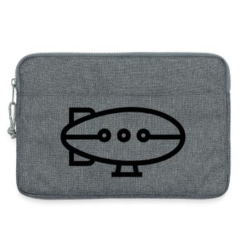 ballon dirigeable - Sacoche pour ordinateur portable 13 pouces - gris chiné - Devant