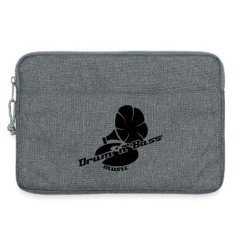 Drum and Bass Grammophon - Laptoptasche 13" - Grau meliert - Vorne