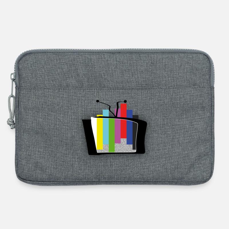 Ausbrechendes Testbild - erweitert 1 - Laptoptasche 13" - Grau meliert