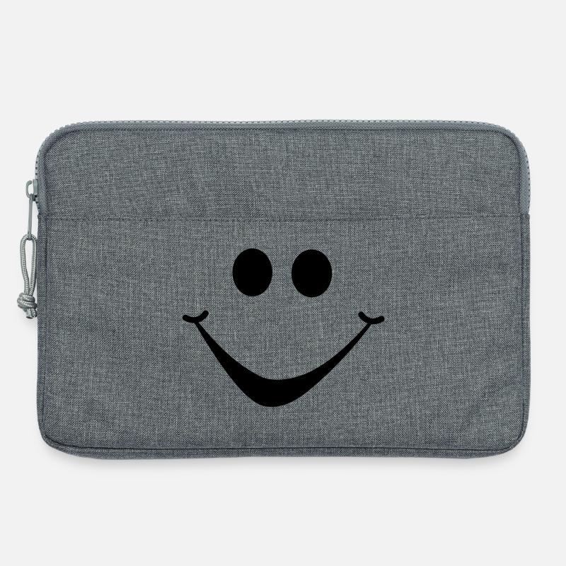 smiley1 - Laptoptasche 13" - Grau meliert