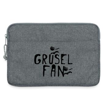 Grusel Fan Halloween Herbst Fun Spruch Geschenk - Laptoptasche 13" - Grau meliert - Vorne
