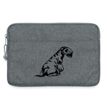 Cesky Terrier - Laptoptasche 13" - Grau meliert - Vorne