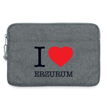 I LOE ERZURUM - Laptoptasche 13" - Grau meliert - Vorne