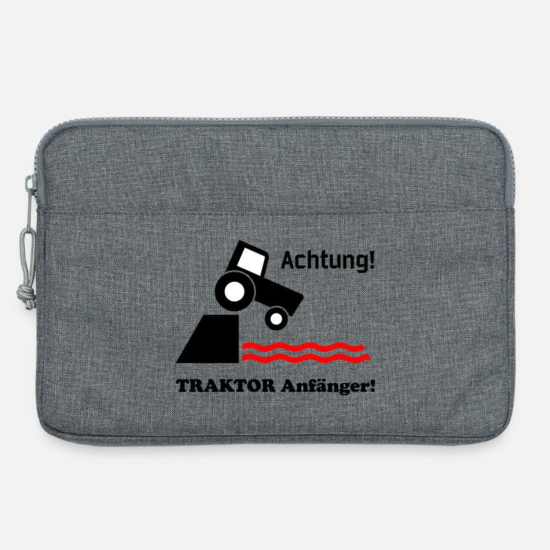 Traktor Anfaenger - Laptoptasche 13" - Grau meliert