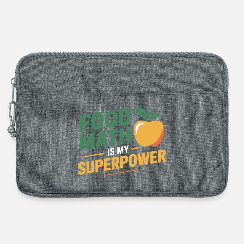 Präzise Berechnung des professionellen Ernährungsberaters - Laptoptasche 13" - Grau meliert