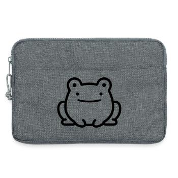 frog - Laptop bag 13" - heather grey - Front