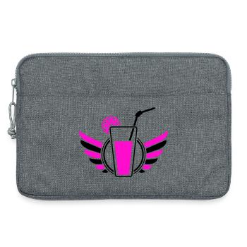 Cocktail Wings - Laptop bag 13" - heather grey - Front