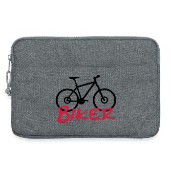 motarde - Sacoche pour ordinateur portable 13 pouces - gris chiné - Devant