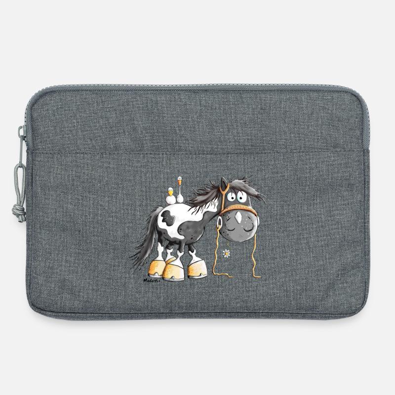Schecki Schecke - Laptoptasche 13" - Grau meliert