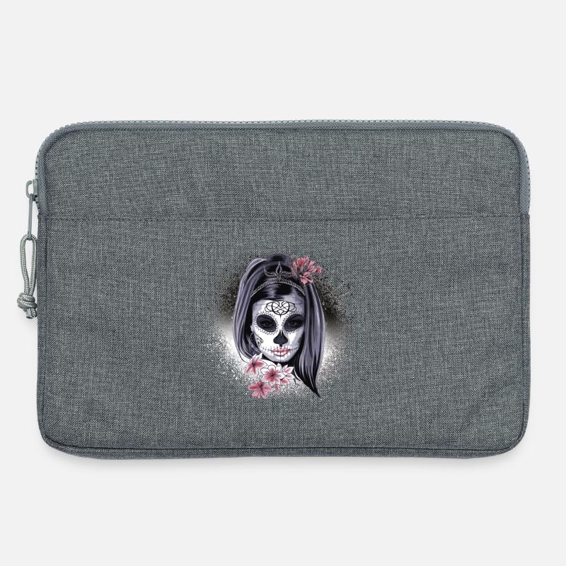 Skullhead - Laptoptasche 13" - Grau meliert