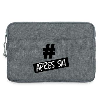 hastag apres ski - Laptop bag 13" - heather grey - Front