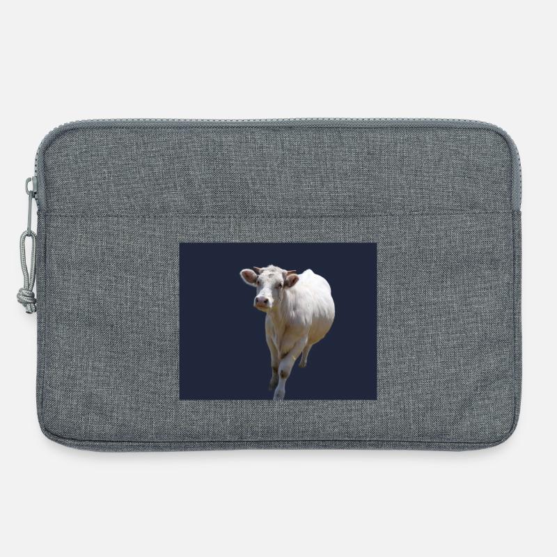 Milchkuh - Laptoptasche 13" - Grau meliert