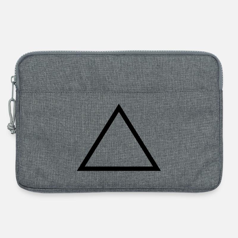 Dreieck - Laptoptasche 13" - Grau meliert